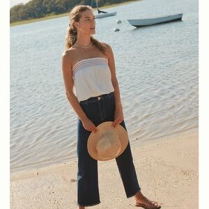 Pilcro and the letterpress Ultra High-Rise Cropped Wide-Leg Jeans 24P